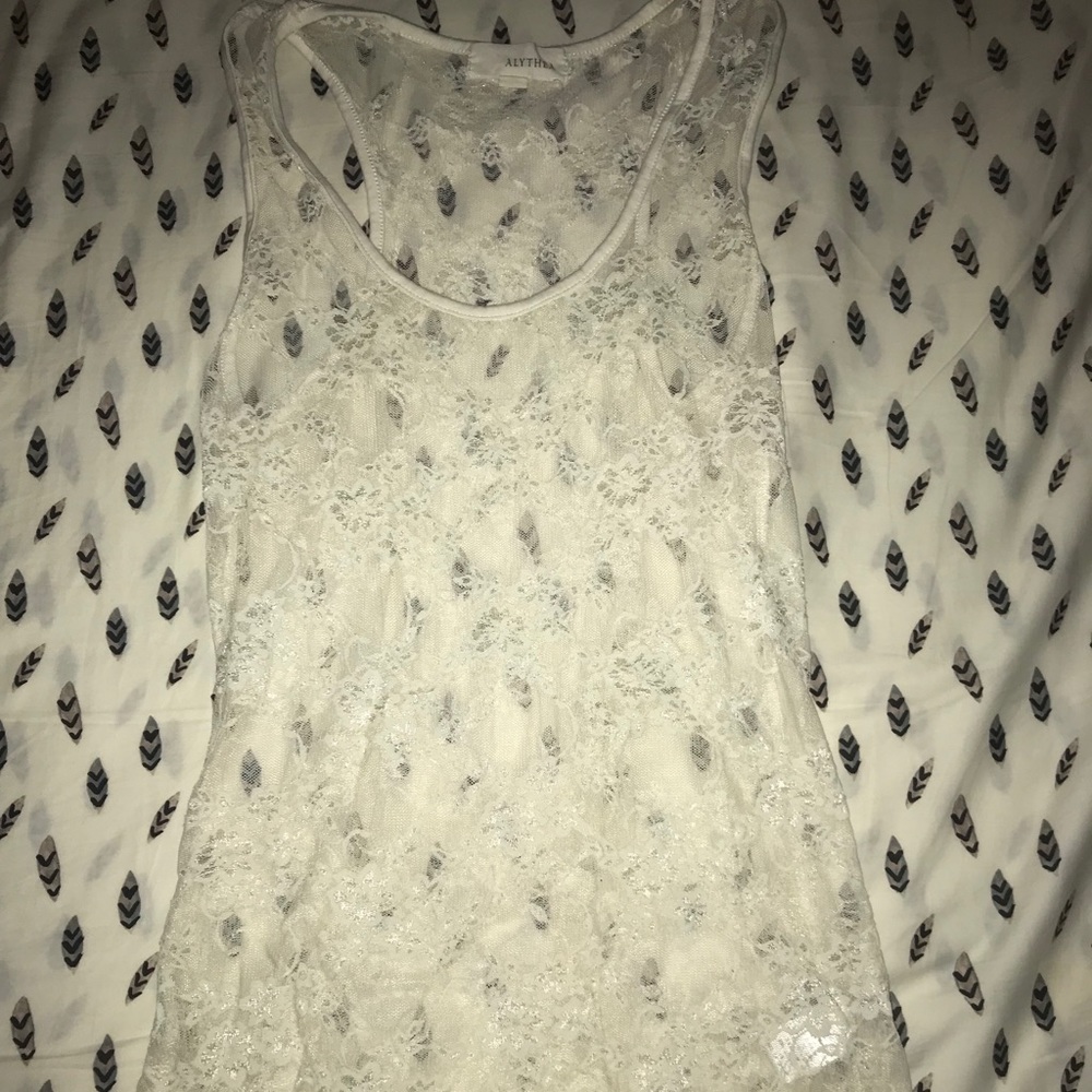 Lace Racerback Tee